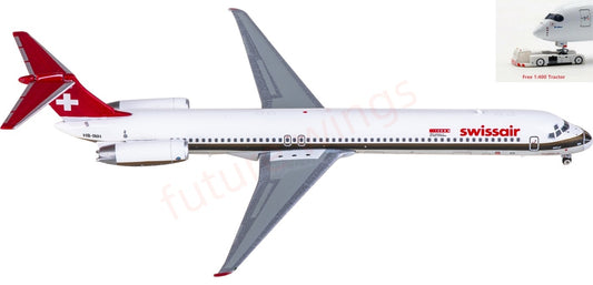 1:400 Phoenix PH12020 Swissair McDonnell Douglas MD-81 HB-INH Aircraft Model+Free Tractor