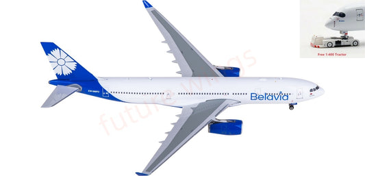 1:400 Phoenix PH12022 Belavia Airbus A330-200 EW-588PD Aircraft Model+Free Tractor