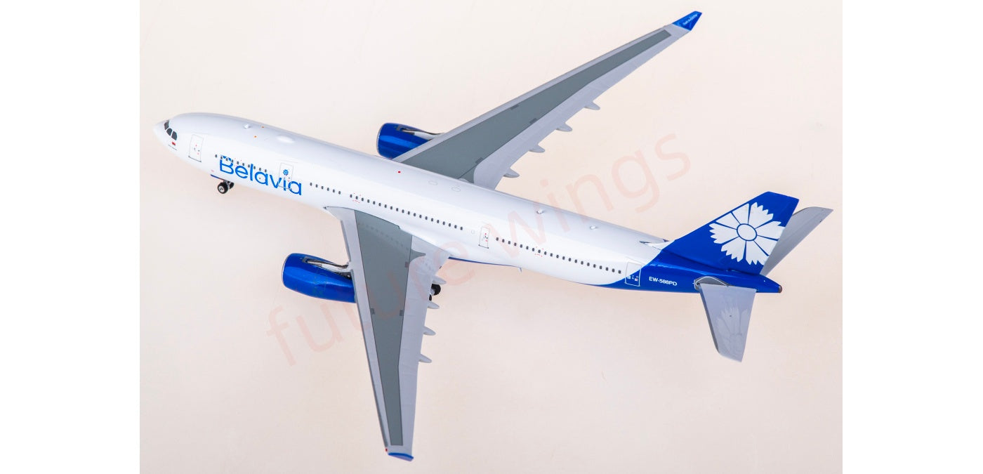 1:400 Phoenix PH12022 Belavia Airbus A330-200 EW-588PD Aircraft Model+Free Tractor