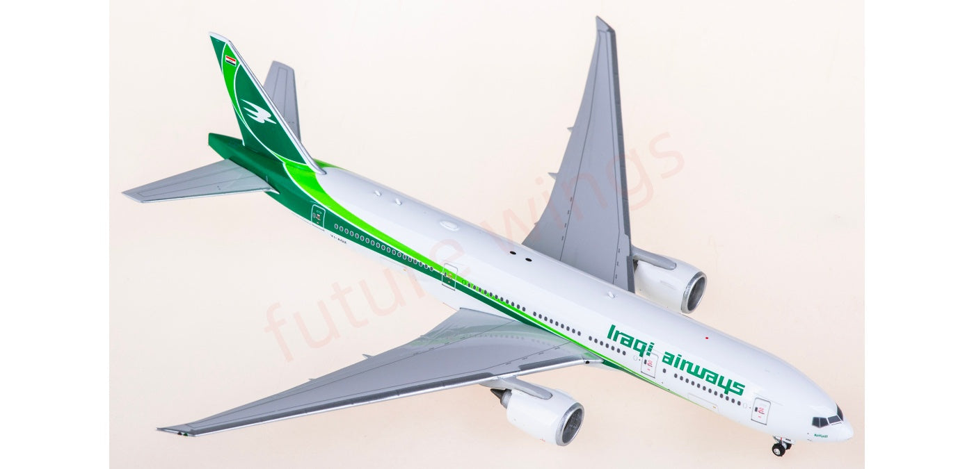 1:400 Phoenix PH12028 Iraqi Airways Boeing 777-200LR YI-AQZ Aircraft Model+Free Tractor