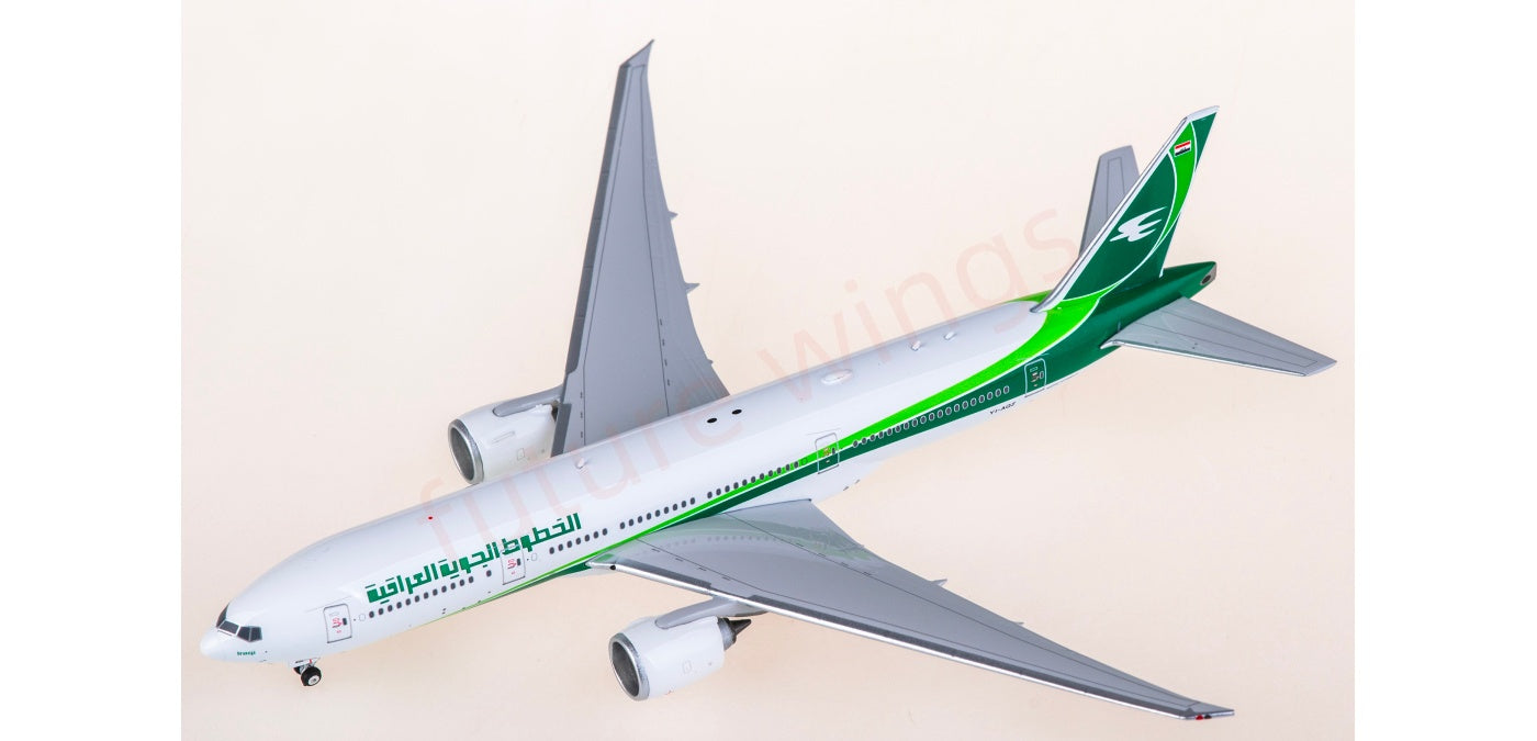 1:400 Phoenix PH12028 Iraqi Airways Boeing 777-200LR YI-AQZ Aircraft Model+Free Tractor