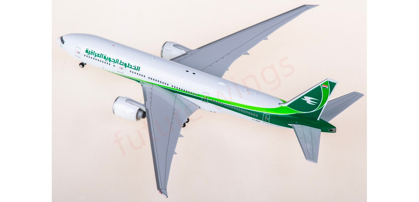 1:400 Phoenix PH12028 Iraqi Airways Boeing 777-200LR YI-AQZ Aircraft Model+Free Tractor