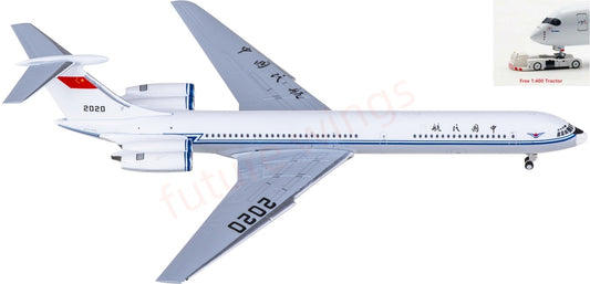 1:400 Phoenix PH12016 CAAC Ilyushin IL-62 2020 Aircraft Model+Free Tractor