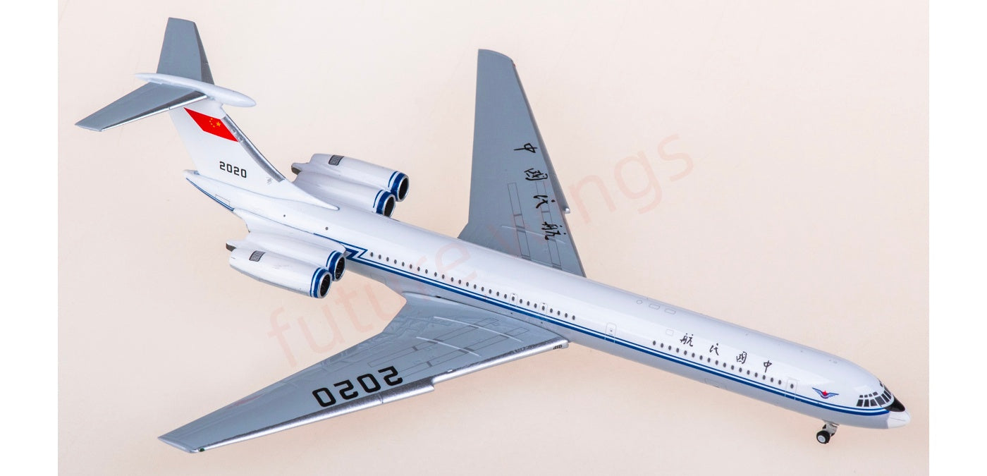 1:400 Phoenix PH12016 CAAC Ilyushin IL-62 2020 Aircraft Model+Free Tractor