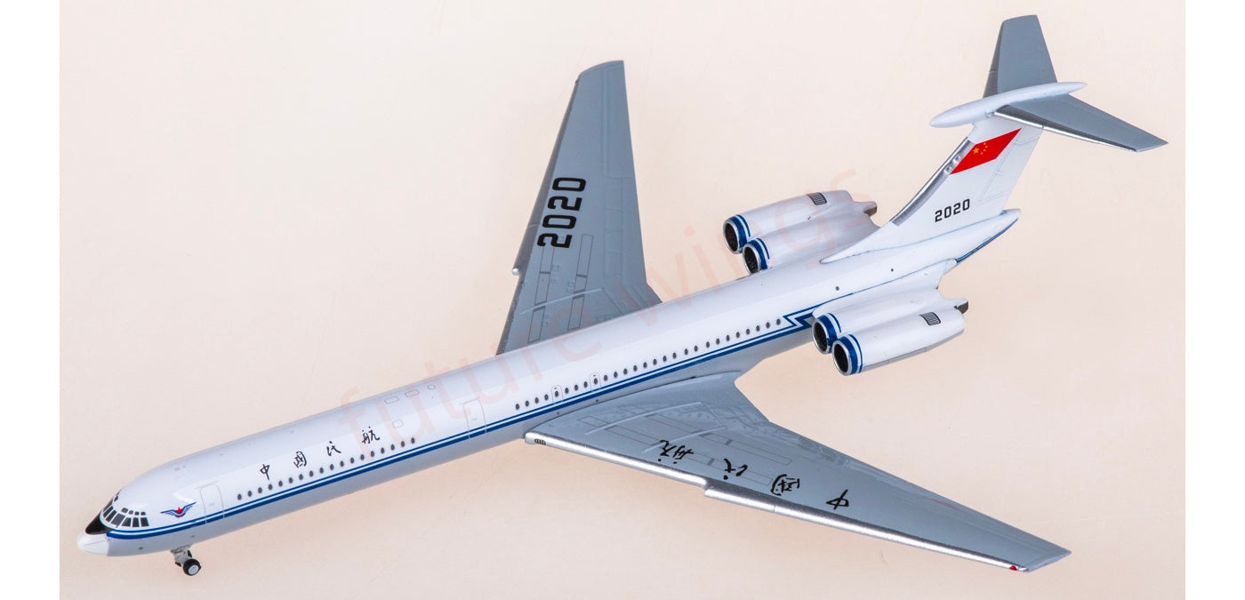 1:400 Phoenix PH12016 CAAC Ilyushin IL-62 2020 Aircraft Model+Free Tractor