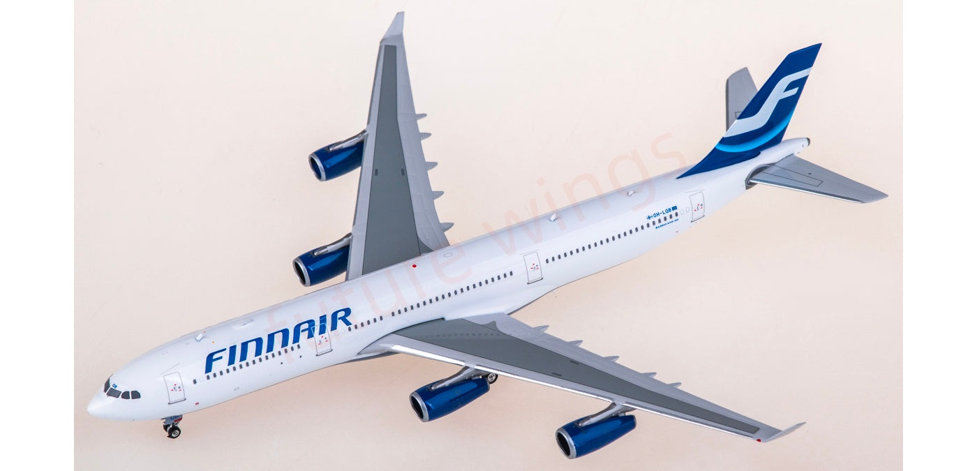 1:400 Phoenix PH12024 Finnair Airbus A340-300 OH-LQB Aircraft Model+Free Tractor