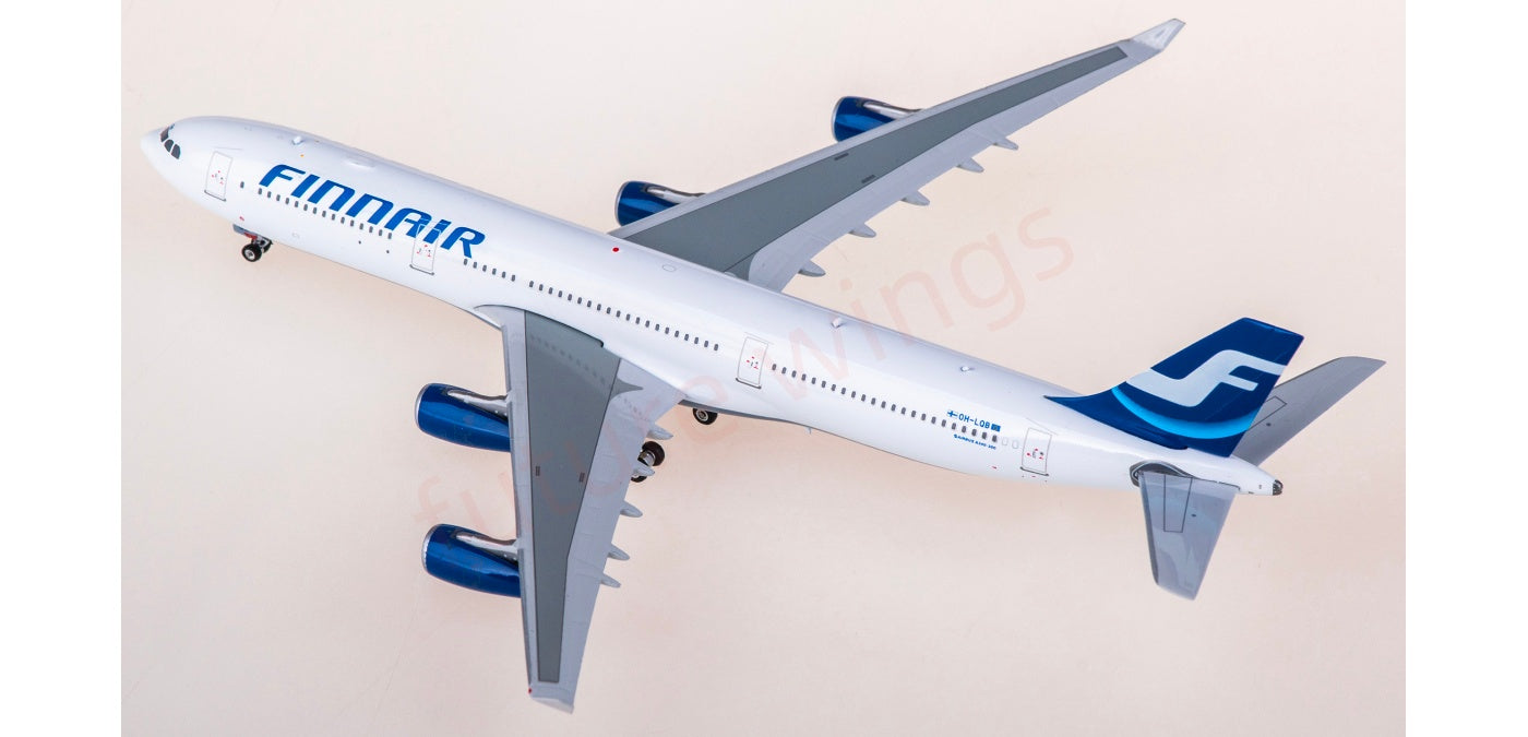 1:400 Phoenix PH12024 Finnair Airbus A340-300 OH-LQB Aircraft Model+Free Tractor