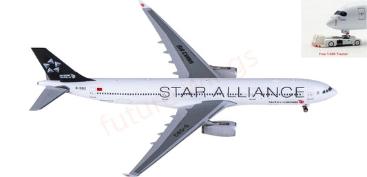 1:400 Phoenix PH12023 Air China Airbus A330-300 B-5912 Aircraft Model+Free Tractor