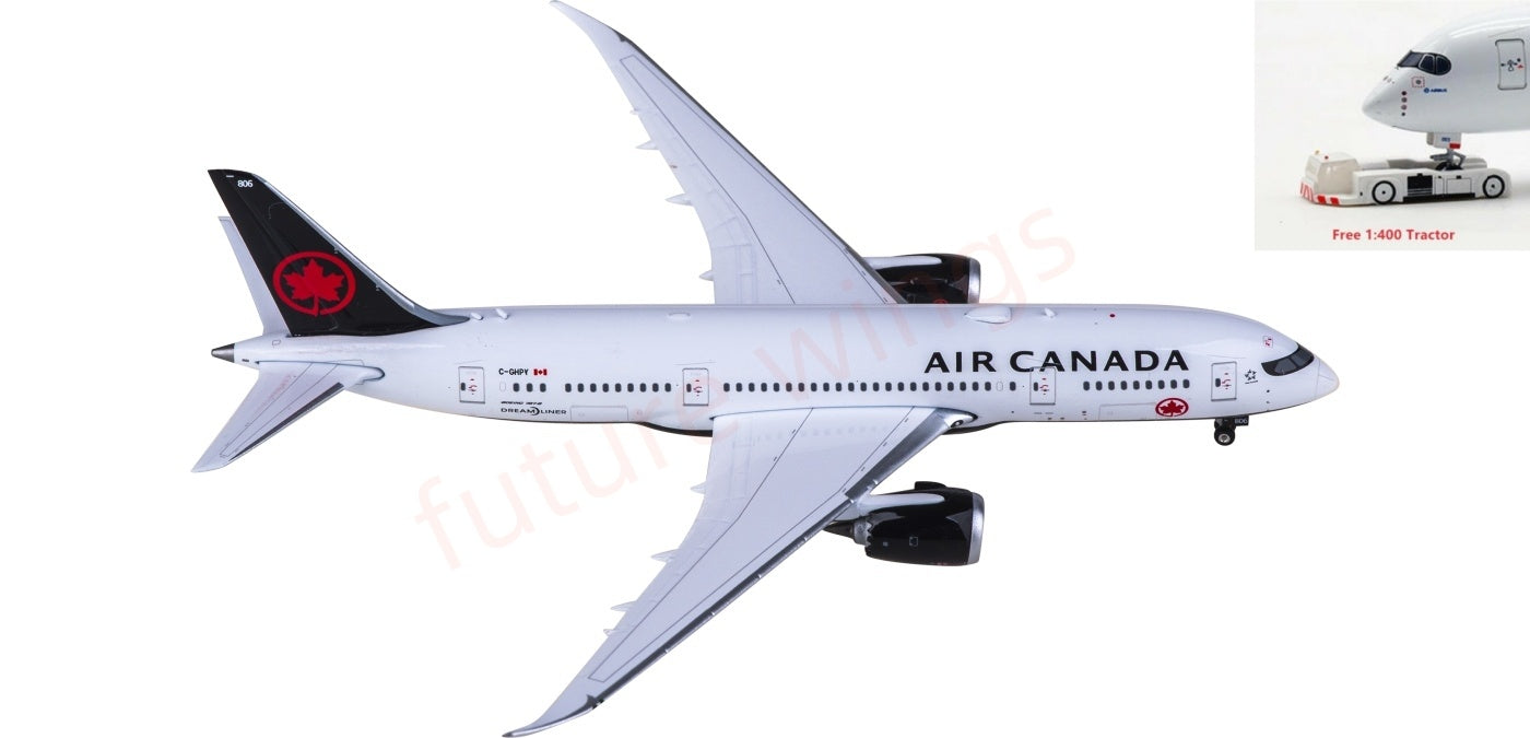 1:400 Phoenix PH04667 Air Canada B787-8 C-GHPY Aircraft Model+Free Tractor