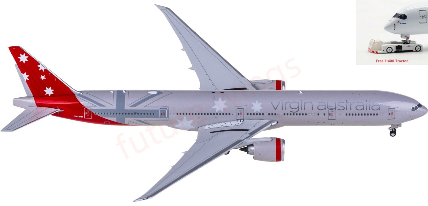 1:400 Phoenix PH12039 Virgin Australia B777-300ER VH-VPD Aircraft Model+Free Tractor