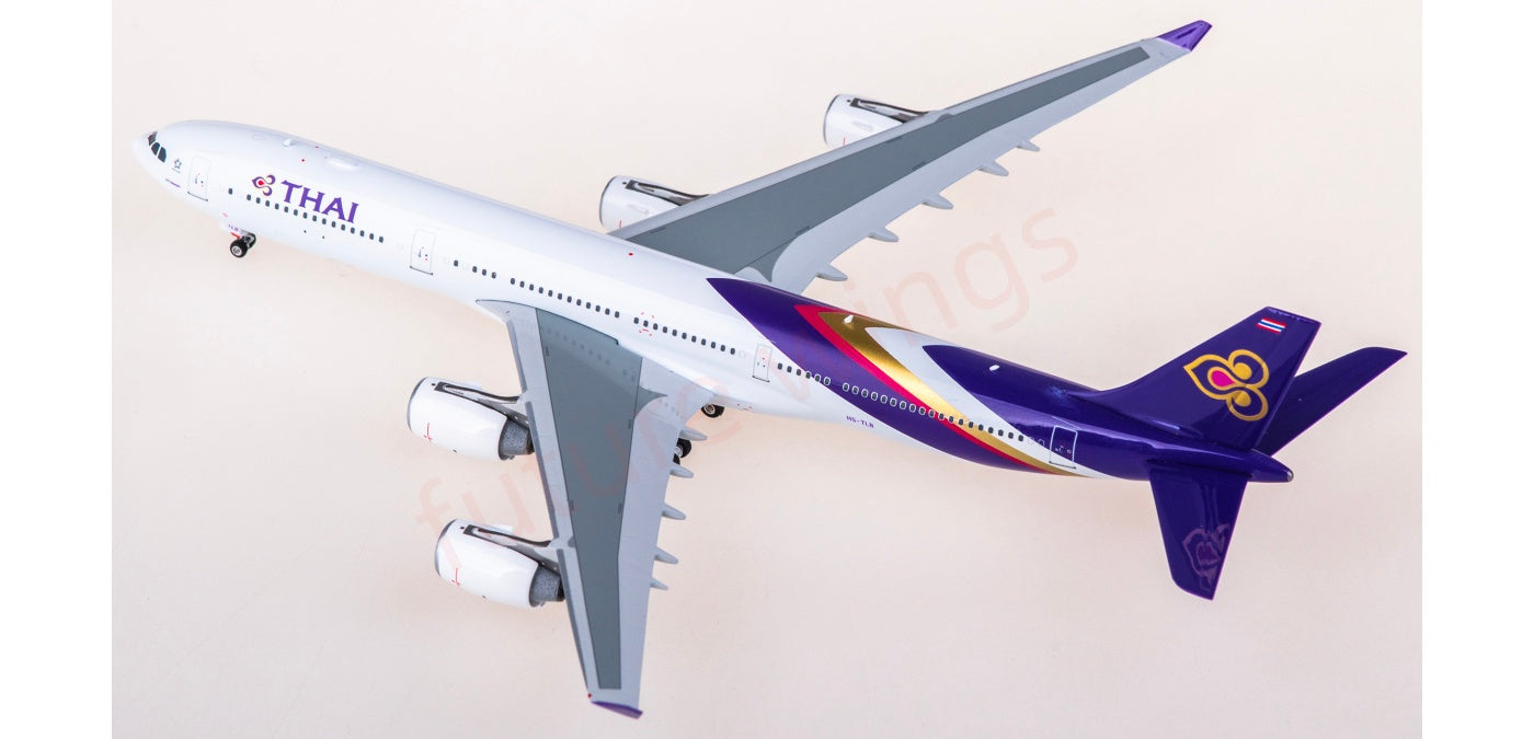 1:400 Phoenix PH12025 Thai Airways Airbus A340-500 HS-TLB Aircraft Model+Free Tractor