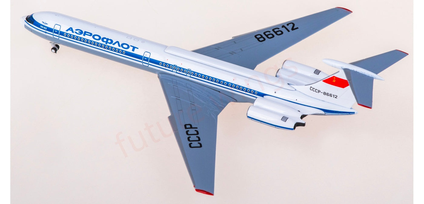 1:400 Phoenix PH12042 Aeroflot Ilyushin IL-62 CCCP-86612 Aircraft Model+Free Tractor