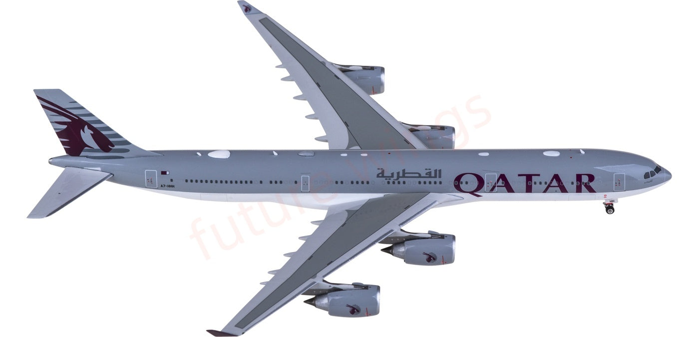 1:400 Phoenix PH12035 Qatar Amini Flight Airbus A340-500 A7-HHH Aircraft Model+Free Tractor
