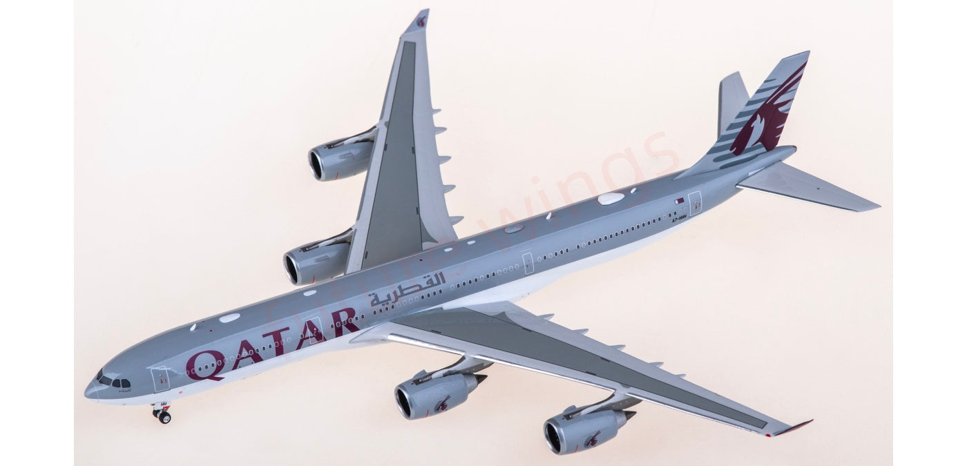 1:400 Phoenix PH12035 Qatar Amini Flight Airbus A340-500 A7-HHH Aircraft Model+Free Tractor