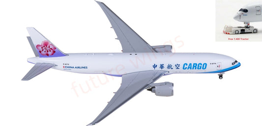 1:400 Phoenix PH12027 China Airlines Cargo B777-200LRF B-18779 Aircraft Model+Free Tractor