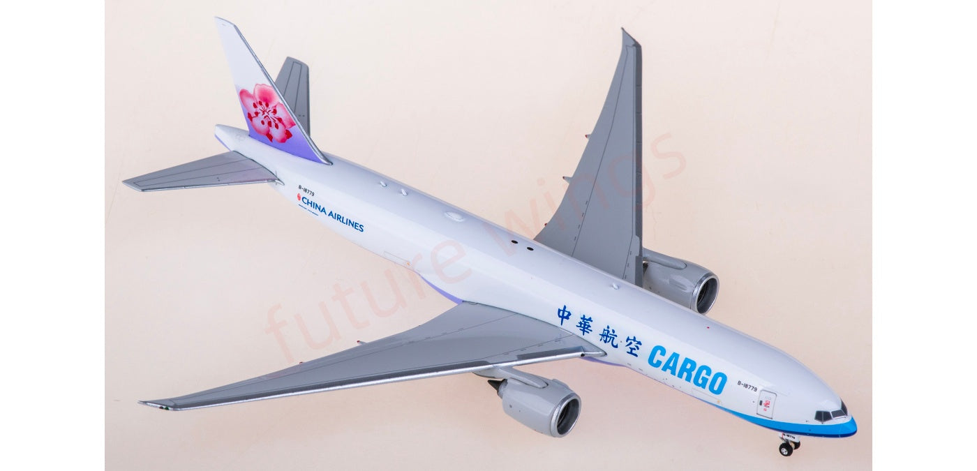 1:400 Phoenix PH12027 China Airlines Cargo B777-200LRF B-18779 Aircraft Model+Free Tractor