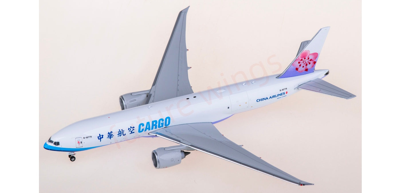 1:400 Phoenix PH12027 China Airlines Cargo B777-200LRF B-18779 Aircraft Model+Free Tractor