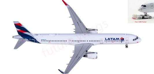 1:400 Phoenix PH12045 LATAM Airbus A321 PT-XPQ Aircraft Model+Free Tractor