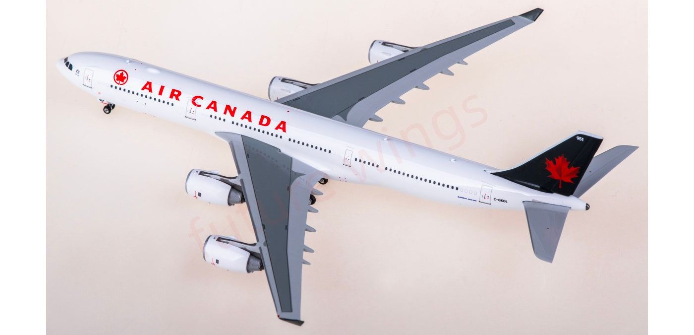 1:400 Phoenix PH12048 Air Canada Airbus A340-500 C-GKOL Aircraft Model+Free Tractor