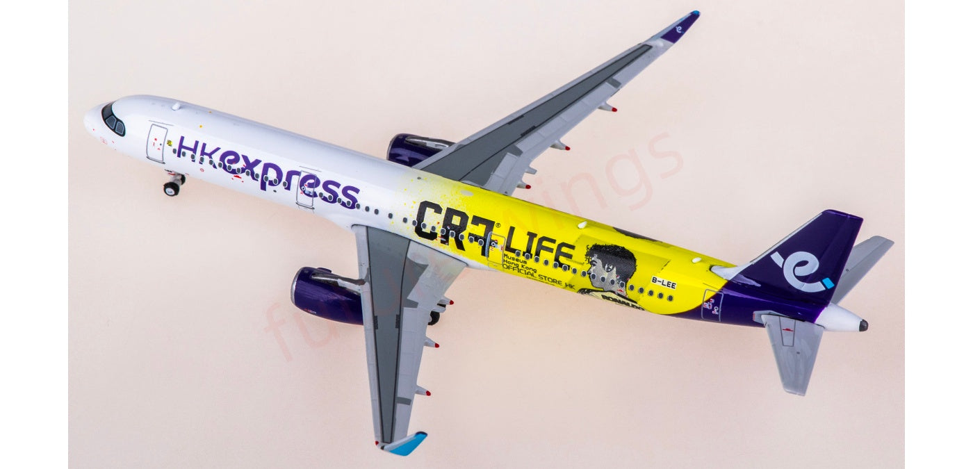 1:400 Phoenix PH04657 HK Express Airbus A321 B-LEE Aircraft Model+Free Tractor
