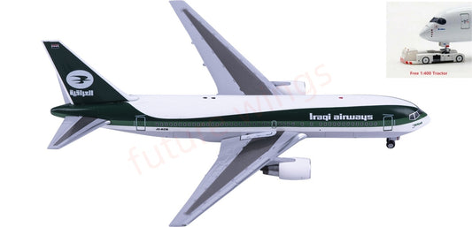 1:400 AeroClassics AC411484 Iraqi Airways B767-200 J2-KCN Aircraft Model+Free Tractor