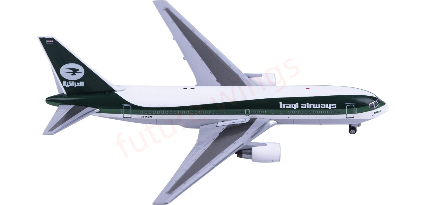 1:400 AeroClassics AC411484 Iraqi Airways B767-200 J2-KCN Aircraft Model+Free Tractor