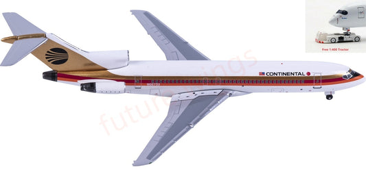 1:400 AeroClassics AC411478 Continental Airlines B727-200 N66733 Aircraft Model+Free Tractor