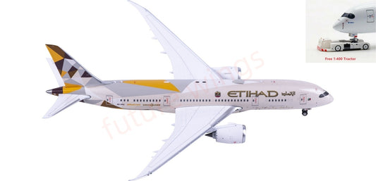 1:400 Phoenix PH12065 Etihad Airways B787-8 A6-PFC Aircraft Model+Free Tractor