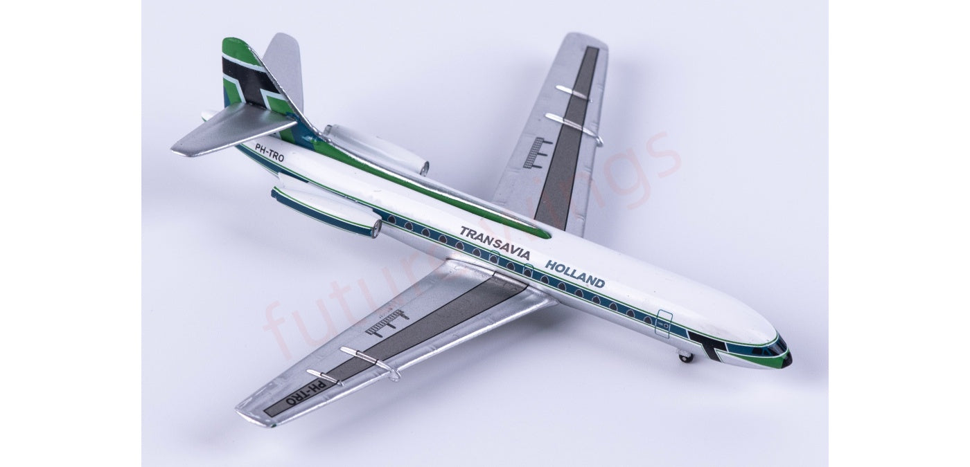 1:400 AeroClassics AC411518 Transavia Sud Aviation SE-210 Caravelle PH-TRO Aircraft Model+Free Tractor