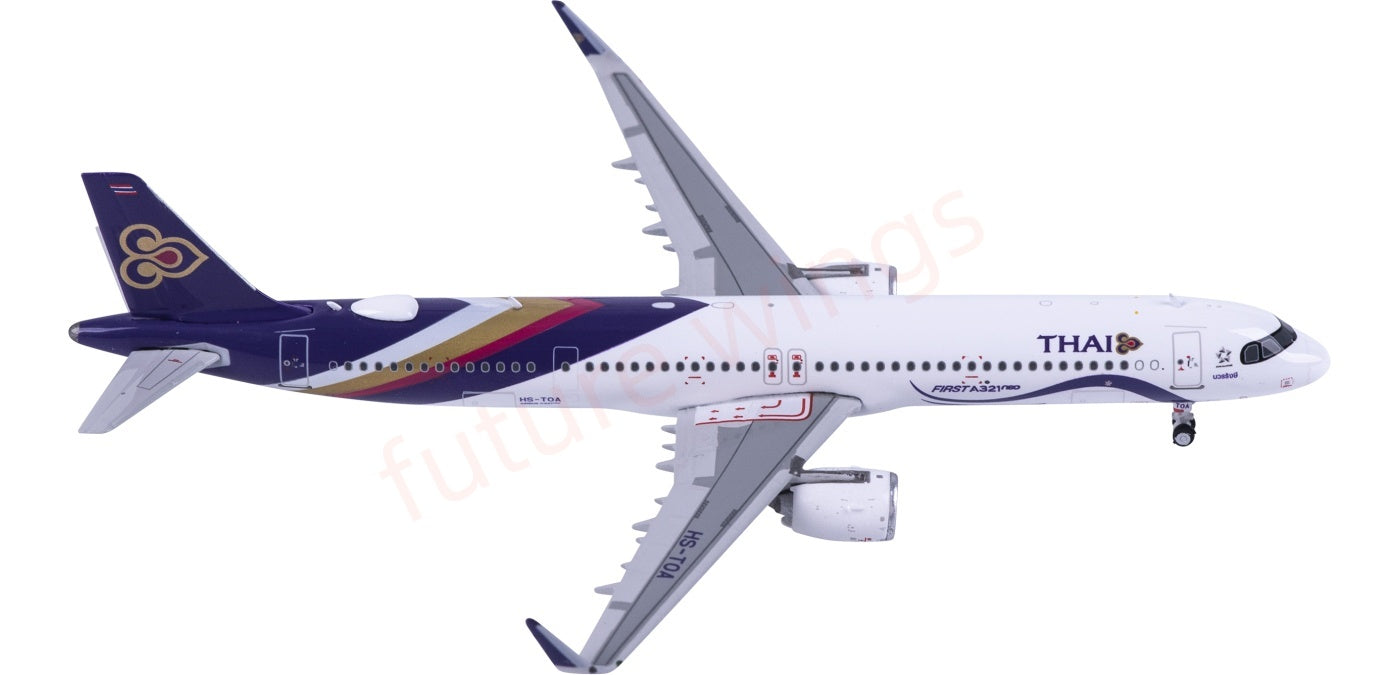 1:400 Phoenix PH12059 Thai Airways A321neo HS-TOA Aircraft Model+Free Tractor