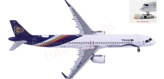 1:400 Phoenix PH12059 Thai Airways A321neo HS-TOA Aircraft Model+Free Tractor