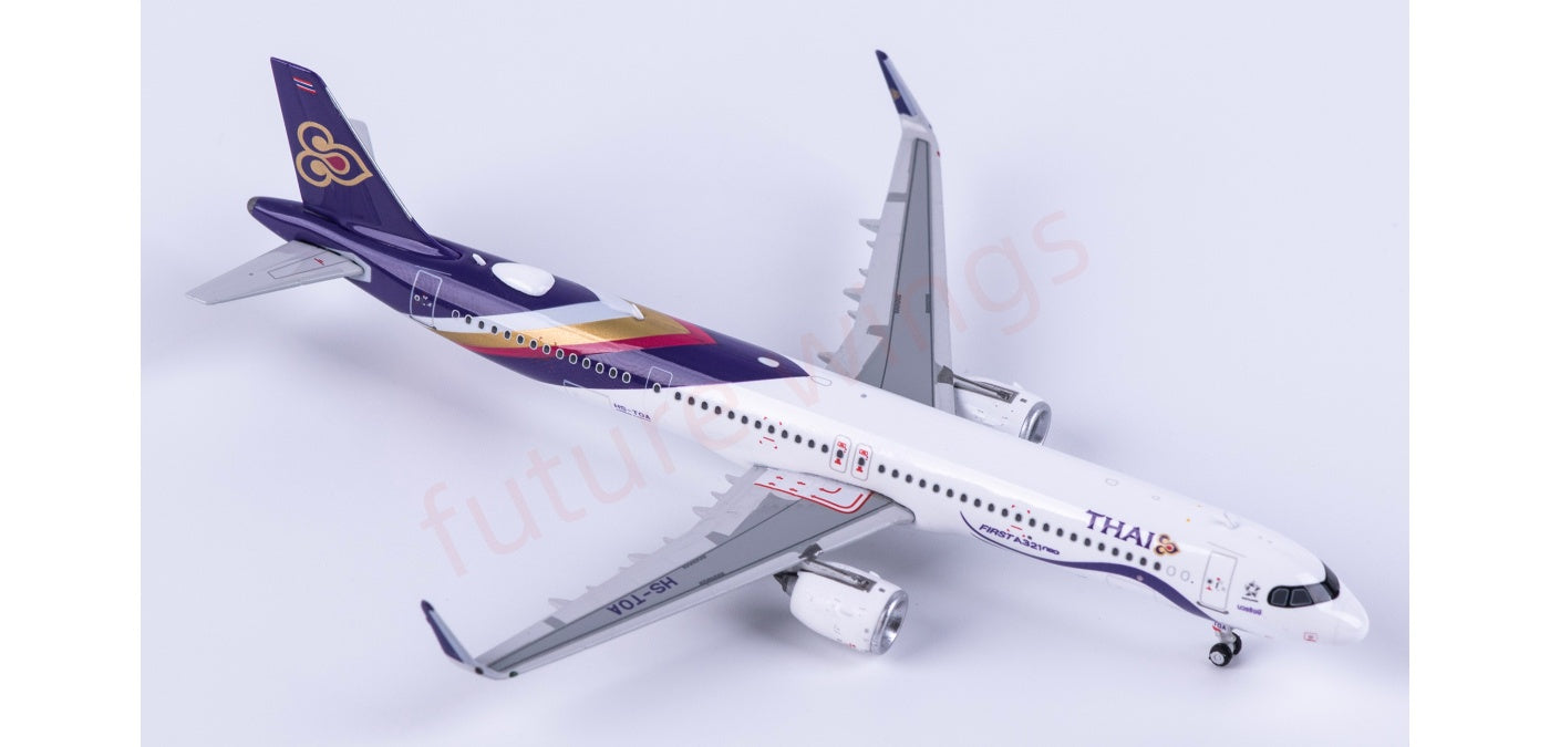 1:400 Phoenix PH12059 Thai Airways A321neo HS-TOA Aircraft Model+Free Tractor