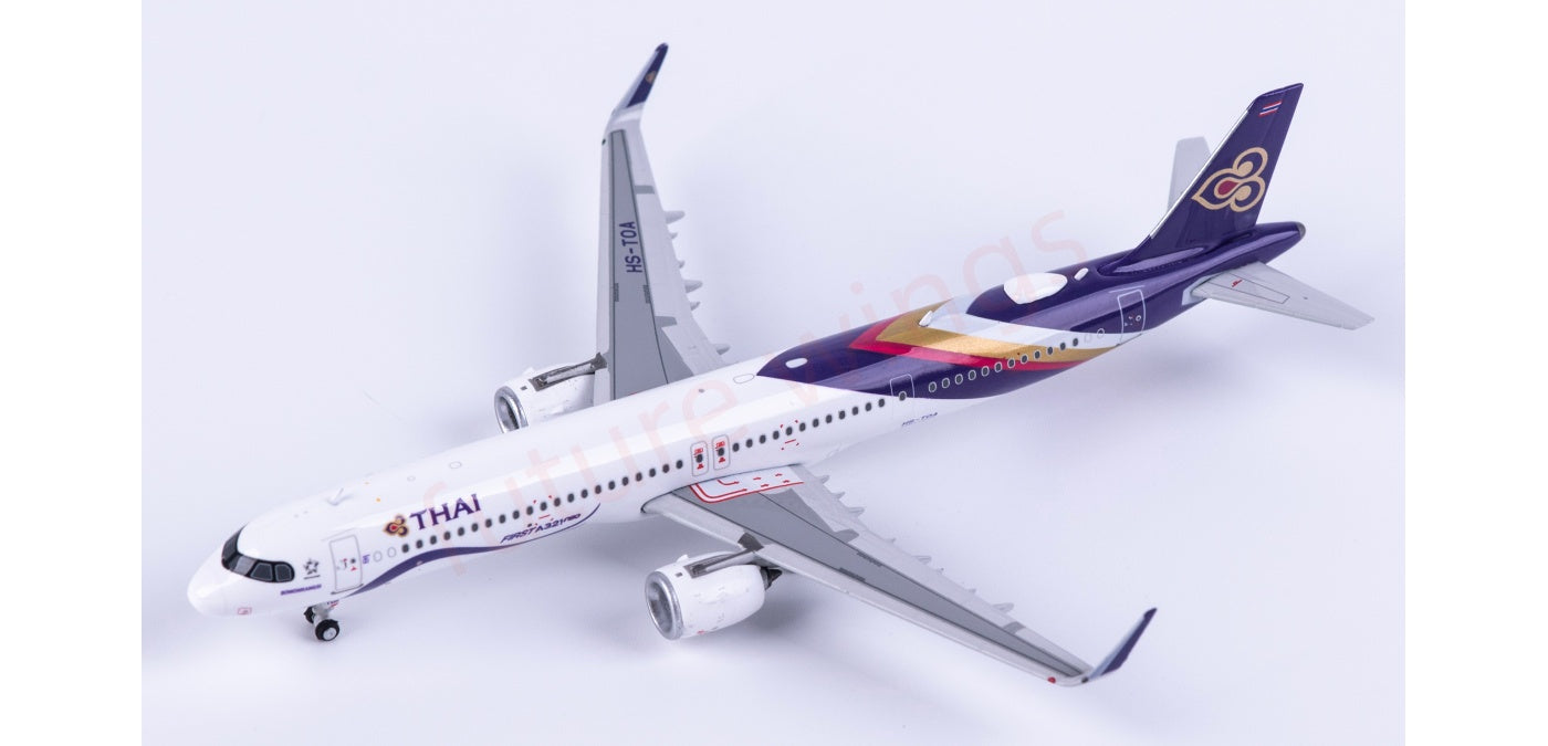 1:400 Phoenix PH12059 Thai Airways A321neo HS-TOA Aircraft Model+Free Tractor