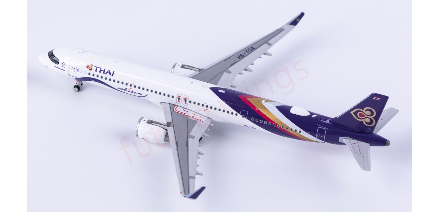 1:400 Phoenix PH12059 Thai Airways A321neo HS-TOA Aircraft Model+Free Tractor