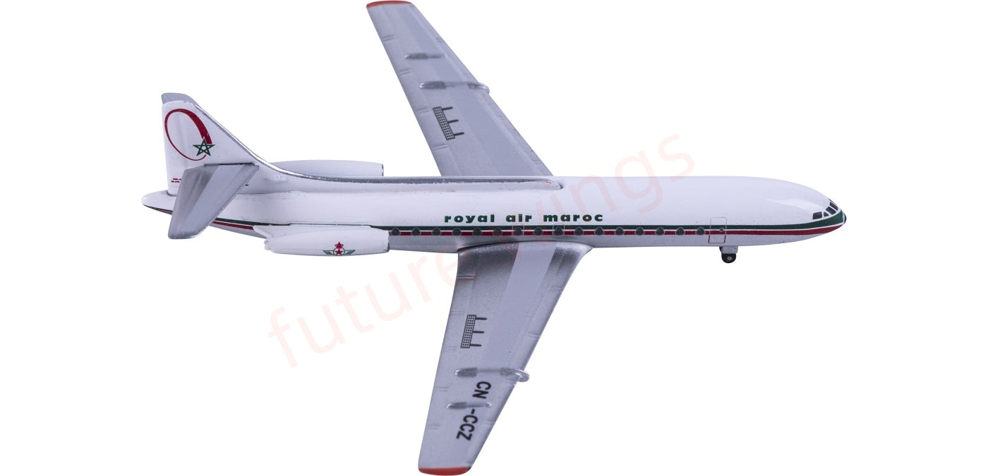 1:400 AeroClassics AC411517 Royal Air Maroc Sud Aviation SE-210 Caravelle CN-CCZ Aircraft Model+Free Tractor