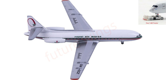 1:400 AeroClassics AC411517 Royal Air Maroc Sud Aviation SE-210 Caravelle CN-CCZ Aircraft Model+Free Tractor