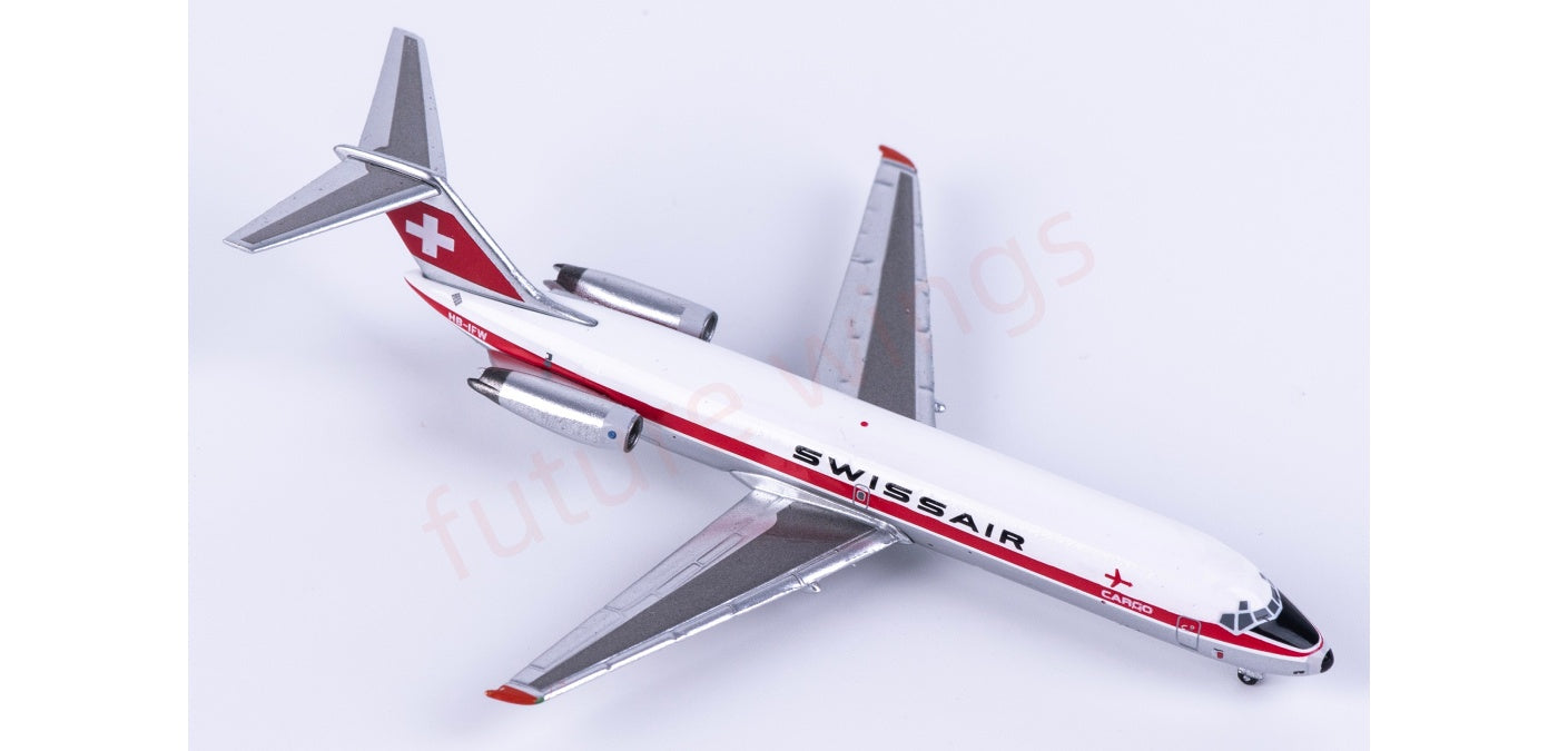 1:400 AeroClassics AC411447 Swissair McDonnell Douglas DC-9-32 HB-IFW Aircraft Model+Free Tractor