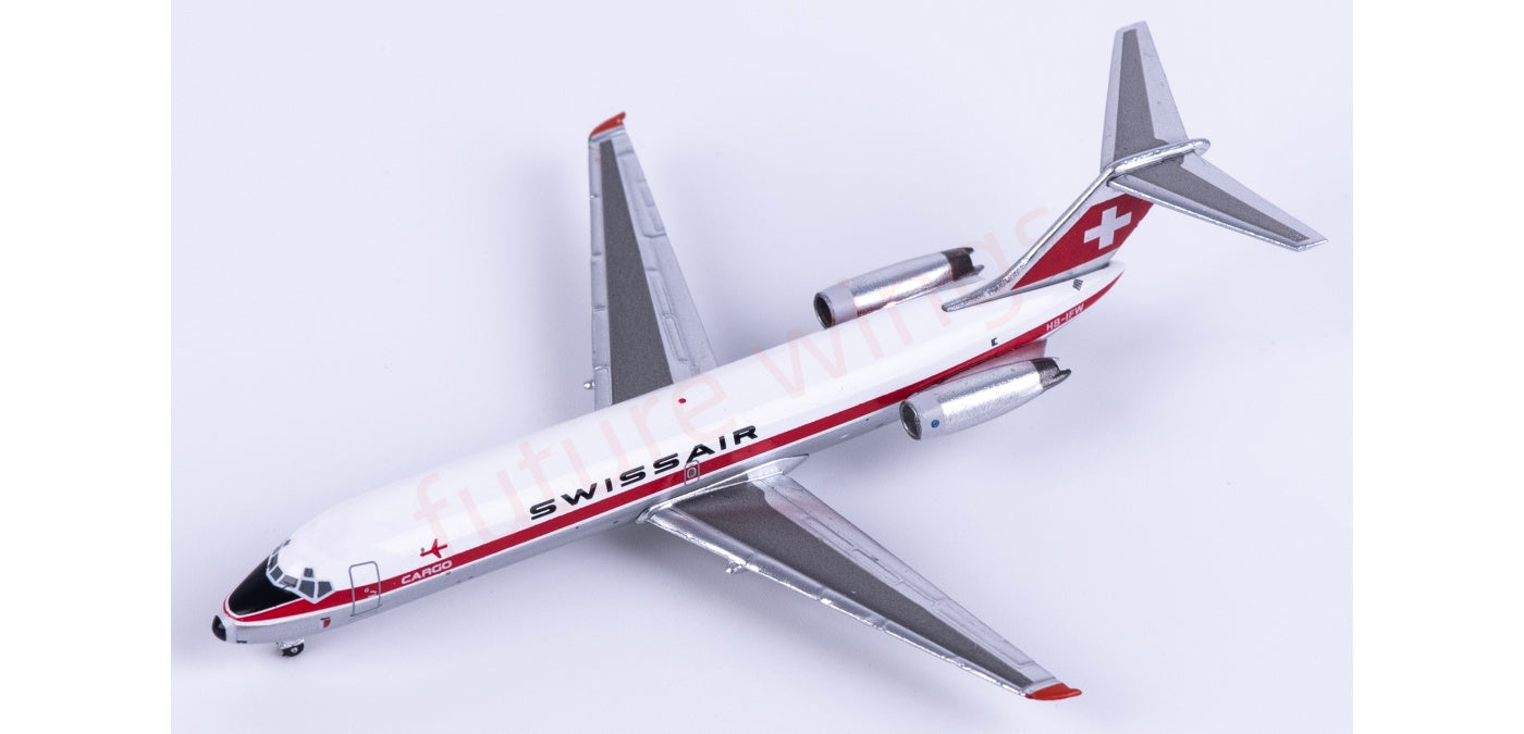 1:400 AeroClassics AC411447 Swissair McDonnell Douglas DC-9-32 HB-IFW Aircraft Model+Free Tractor