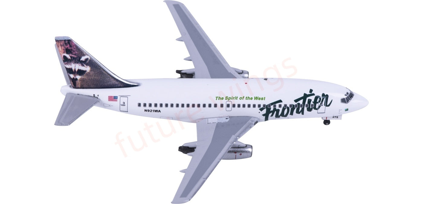 1:400 AeroClassics AC411515 Frontier Airlines B737-200 N921WA ircraft Model+Free Tractor