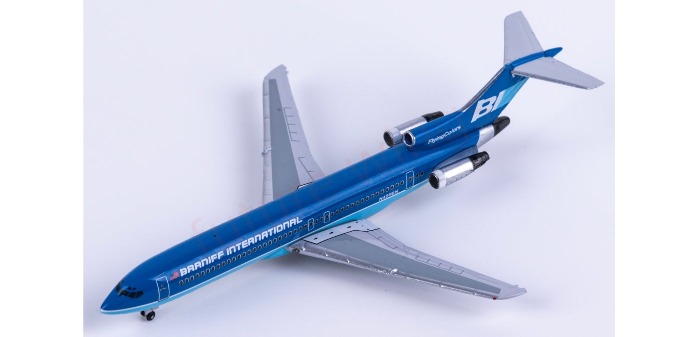 1:400 AeroClassics BBX41682 Braniff B727-200 N406BN Aircraft Model+Free Tractor