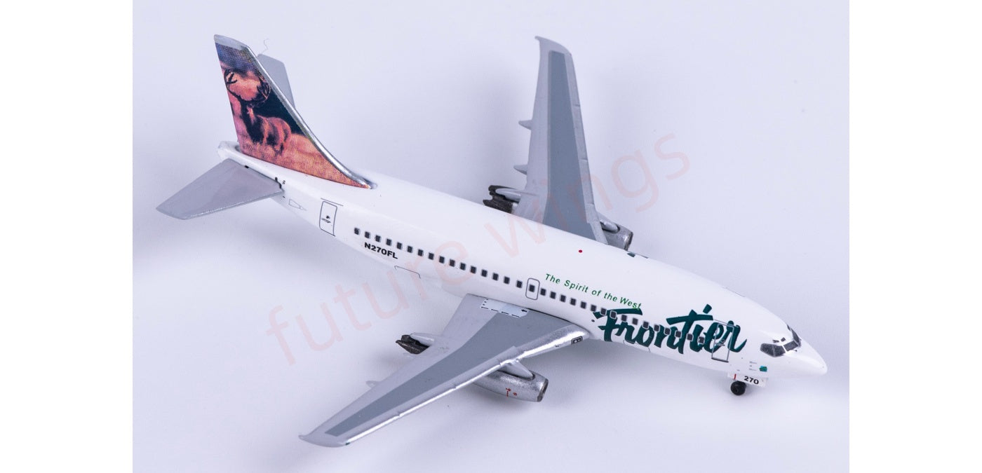 1:400 AeroClassics AC411513 Frontier Airlines B737-200 N270FL Aircraft Model+Free Tractor