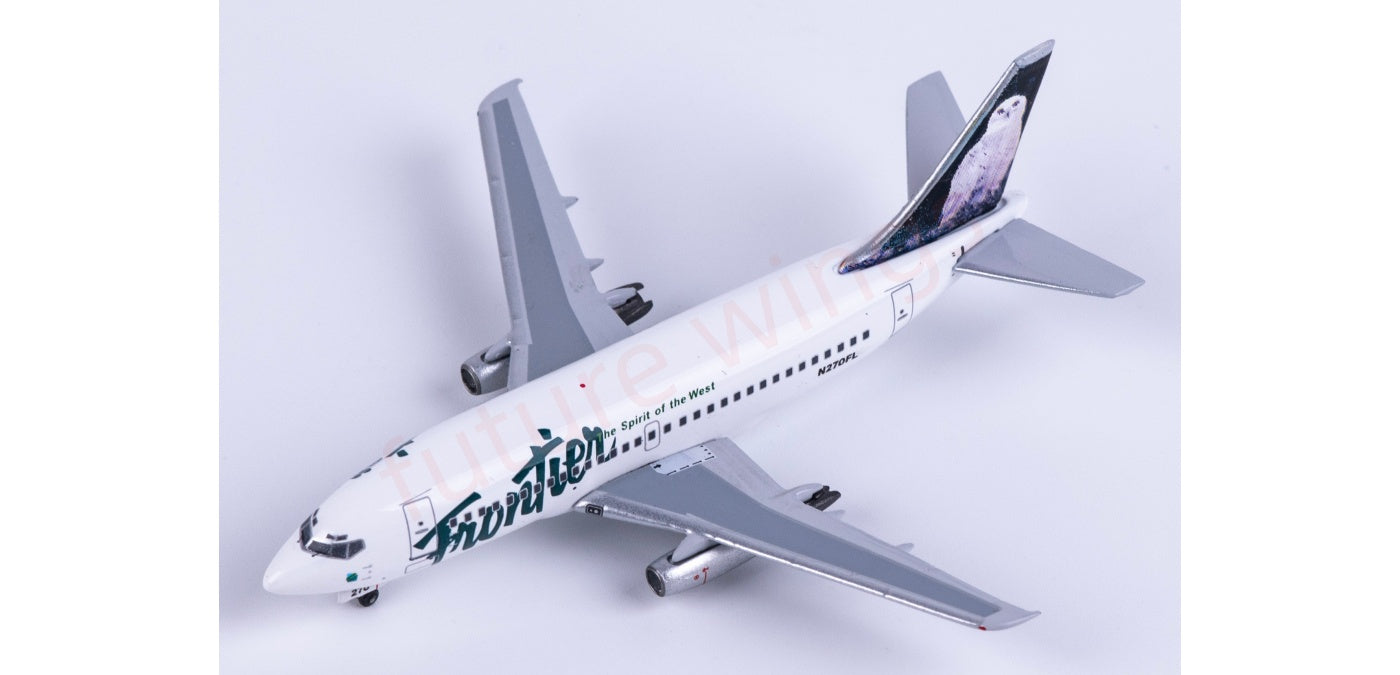 1:400 AeroClassics AC411513 Frontier Airlines B737-200 N270FL Aircraft Model+Free Tractor