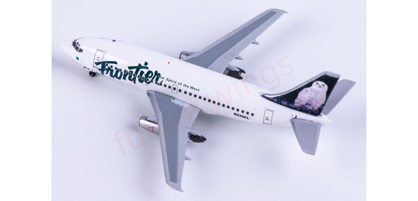 1:400 AeroClassics AC411513 Frontier Airlines B737-200 N270FL Aircraft Model+Free Tractor