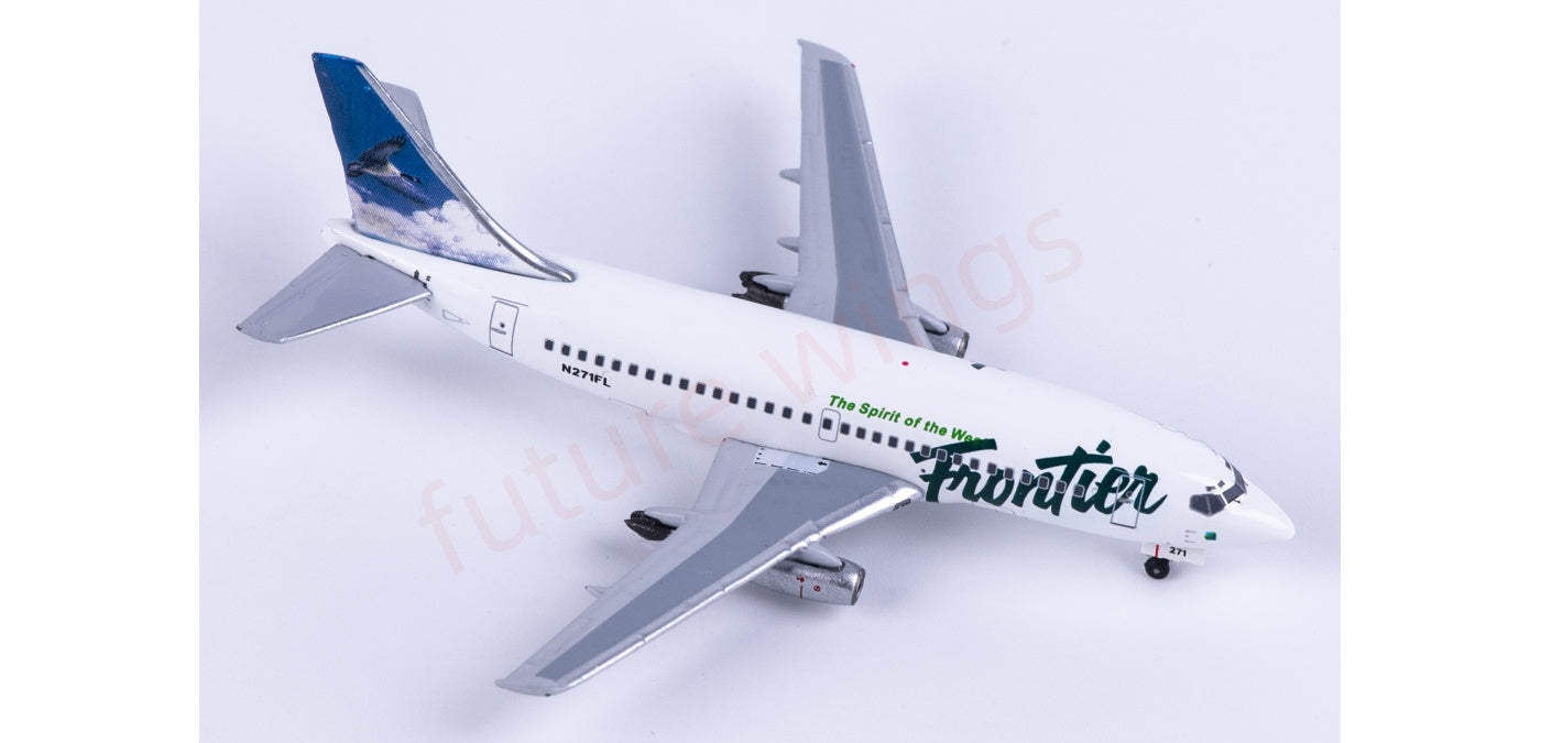 1:400 AeroClassics AC411514 Frontier Airlines B737-200 N271FL Aircraft Model+Free Tractor