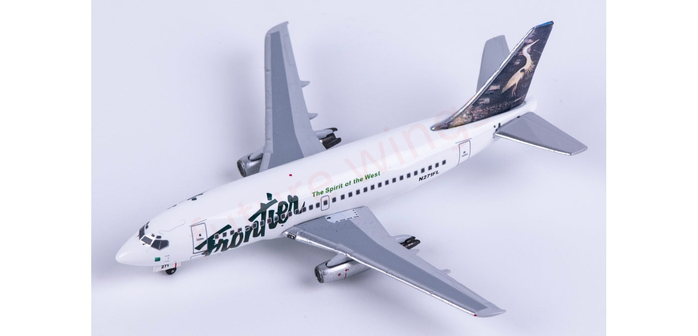 1:400 AeroClassics AC411514 Frontier Airlines B737-200 N271FL Aircraft Model+Free Tractor
