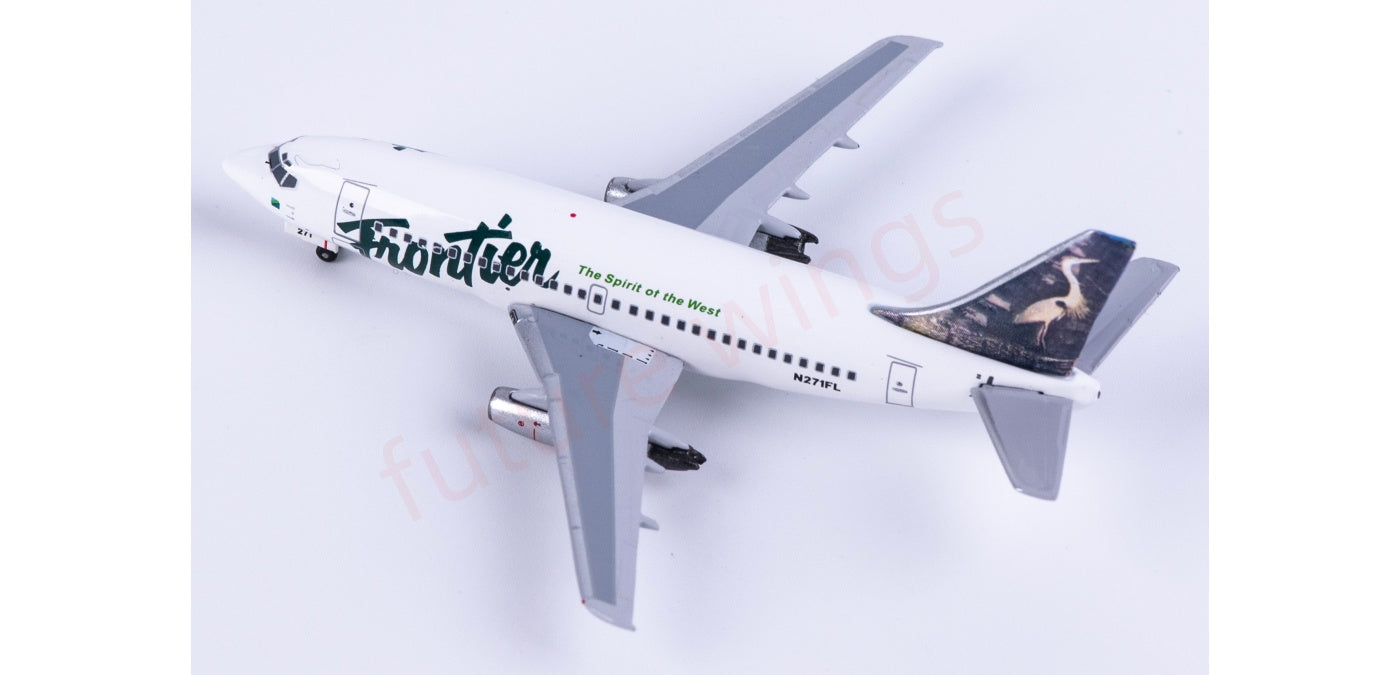 1:400 AeroClassics AC411514 Frontier Airlines B737-200 N271FL Aircraft Model+Free Tractor