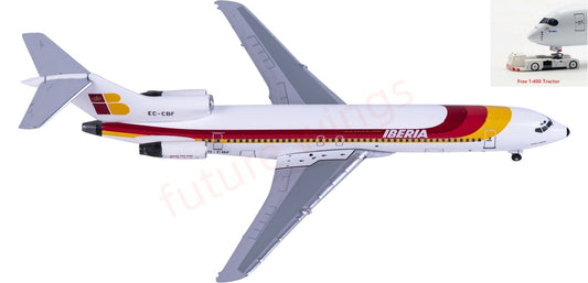 1:400 AeroClassics AC411510 Iberia B727-200 EC-CBF Aircraft Model+Free Tractor