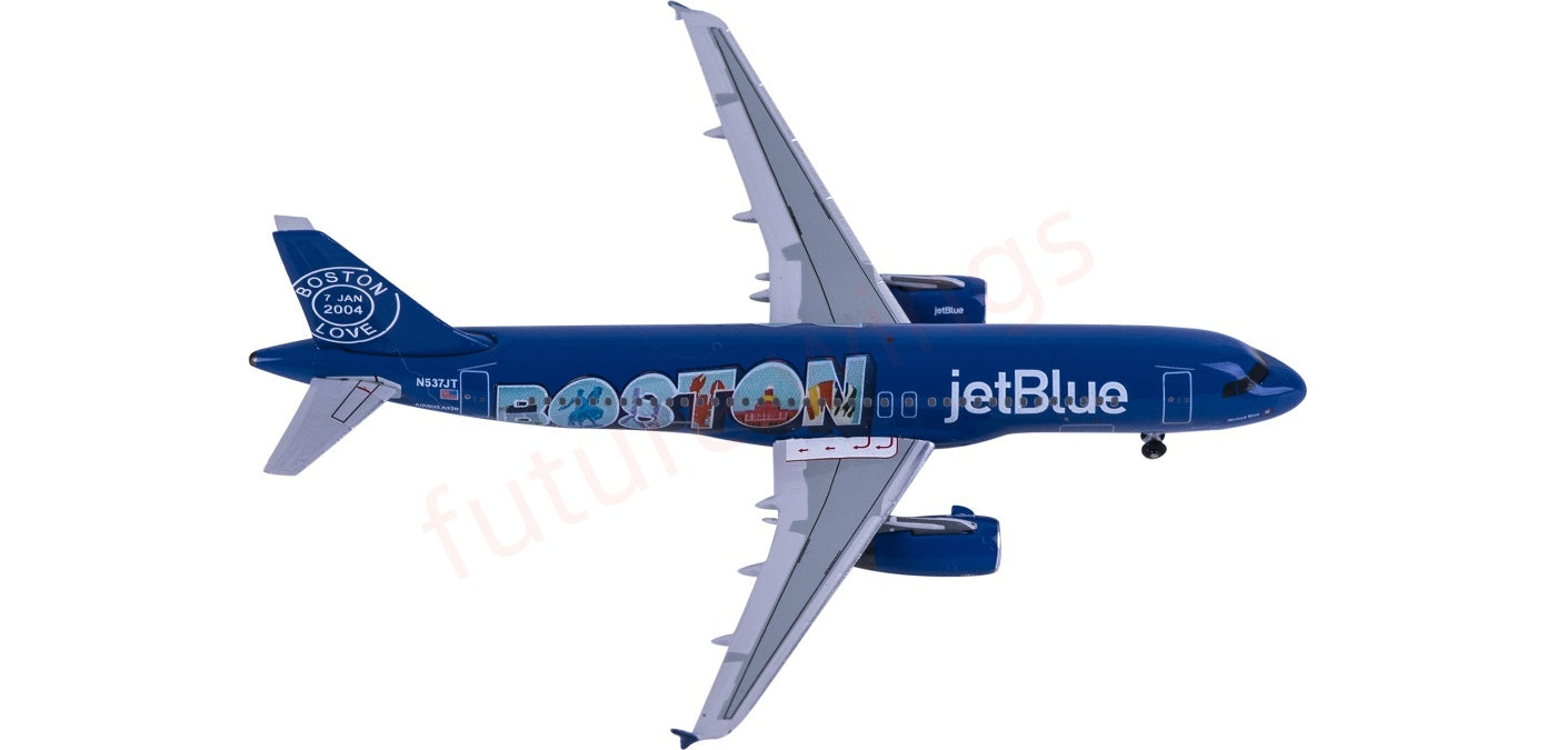 1:400 AeroClassics AC411544 Jetblue A320 N537JT Aircraft Model+Free Tractor