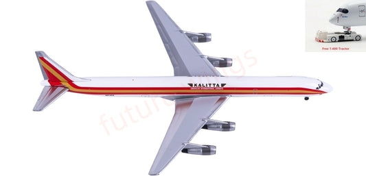 1:400 AeroClassics AC411488 Kalitta Air Douglas DC-8-61F N813CK Aircraft Model+Free Tractor