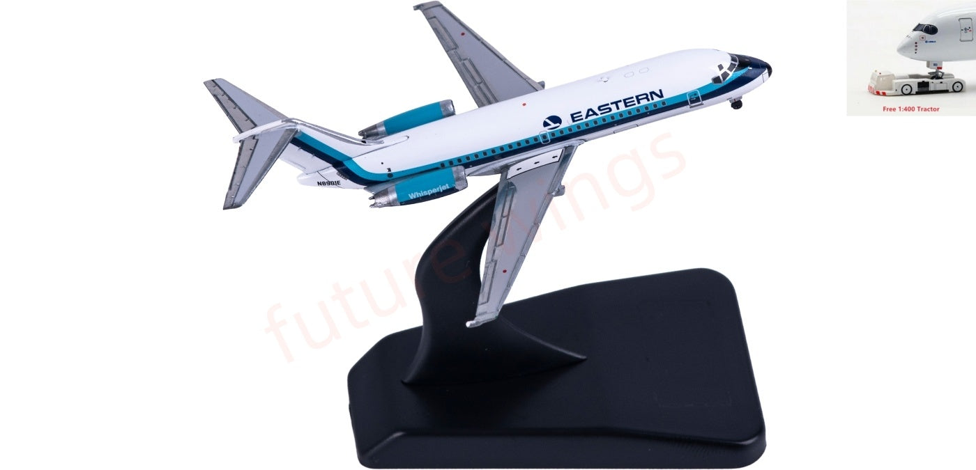 1:400 V1-V400 V400010 Eastern Airlines McDonnell Douglas DC-9-14 N8901E Aircraft Model Free Tractor+Stand